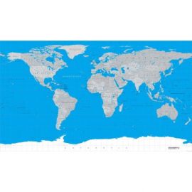 C-MAP DESIGN CYAN POSTER TRANSLUCIDE 90 X 60 CM