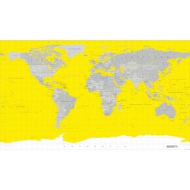 C-MAP DESIGN JAUNE POSTER TRANSLUCIDE 90 X 60 CM