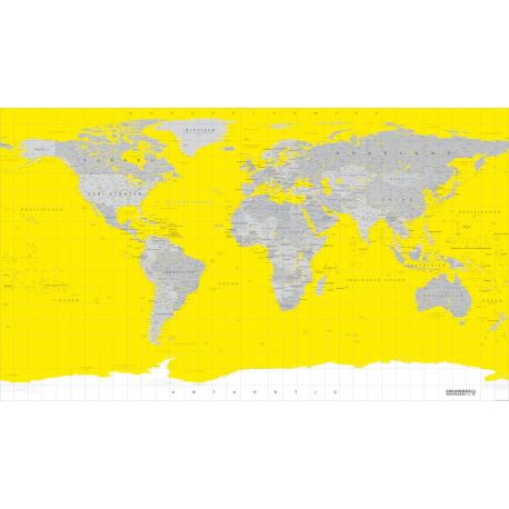 C-MAP DESIGN JAUNE POSTER TRANSLUCIDE 90 X 60 CM