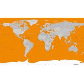 C-MAP DESIGN ORANGE POSTER TRANSLUCIDE 90 X 60 CM