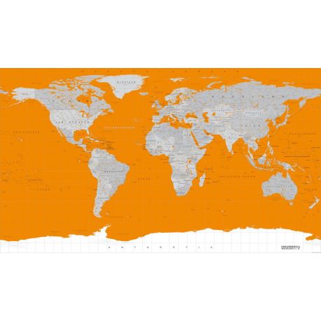 C-MAP DESIGN ORANGE POSTER TRANSLUCIDE 90 X 60 CM