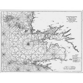 0061-WN RADE DE BREST 65 CM X 50 CM