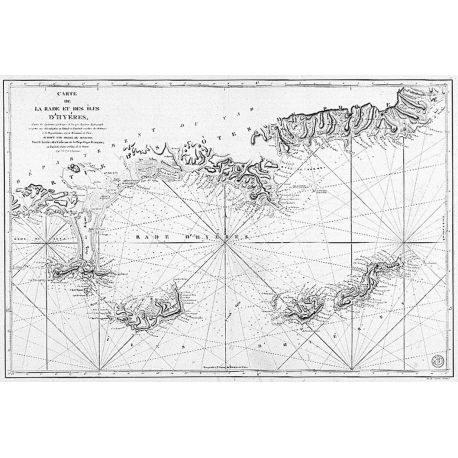 0068-WN - RADE ILES D'HYERES 65 CM X 50 CM