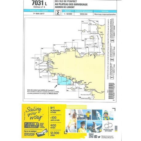 7031L ABORDS DE LORIENT - DE L'ILE PENFRET AU PLATEAU DES BIRVIDEAUX