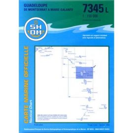 7345L GUADELOUPE DE MONTSERRAT A MARIE-GALANTE