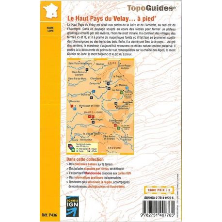 LE HAUT PAYS DU VELAY A PIED P436