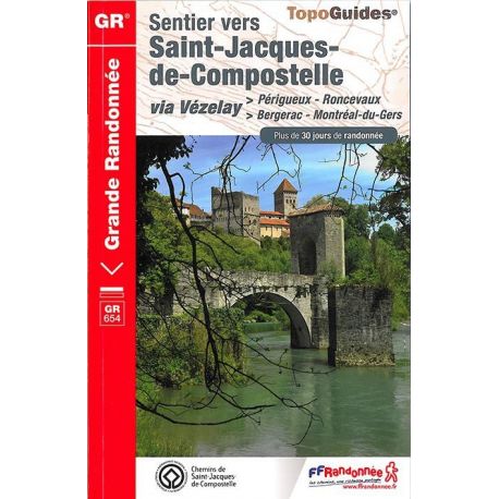 GR65/GR654/GR654O/GR654E ST JACQUES PERIGUEUX RONCEVAUX 6543