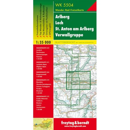 ARLBERG-LECH-ST ANTON-VERWALL ALPS