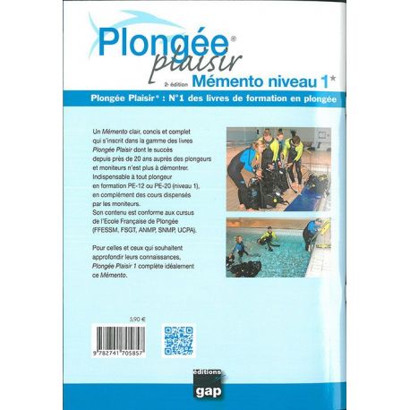 PLONGEE PLAISIR MEMENTO NIVEAU 1