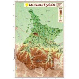 HAUTES PYRENEES 31,5 X 21,5 CM