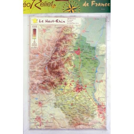 HAUT RHIN 31,6 X 21,5 CM