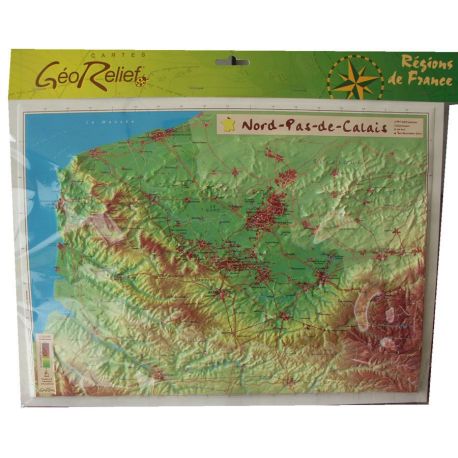 NORD PAS DE CALAIS 31,4 X 42,7CM