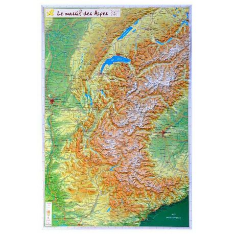 MASSIF DES ALPES 62 X 42 CM