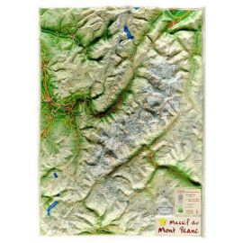 LE MASSIF MONT BLANC 42 X 31 CM