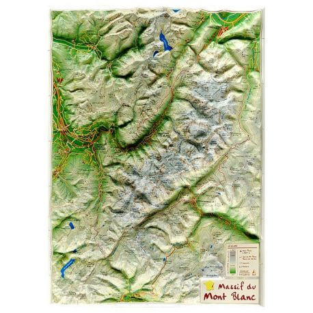 LE MASSIF MONT BLANC 42 X 31 CM