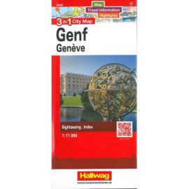 GENF - GENEVE 3 IN 1 CITY MAP