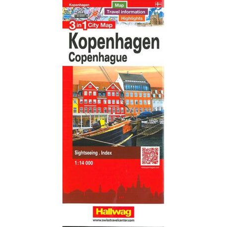 KOPENHAGEN - COPENHAGUE 3 IN 1 CITY MAP