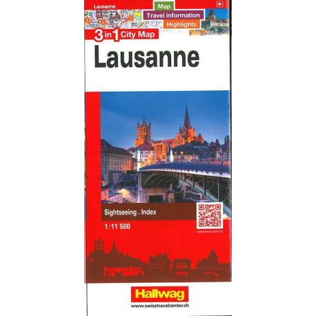 LAUSANNE 3 IN 1 CITY MAP