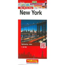 NEW YORK 3 IN 1 CITY MAP