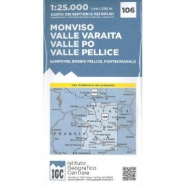 N*106 MONVISO, VALLE VARAITA, VALLE  PO, VALLE PELLICE