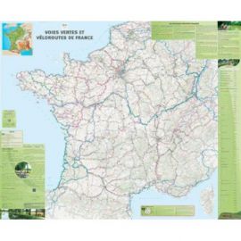 POSTER VOIES VERTES VELOROUTES PLASTIFIE 98 CM X 119 CM
