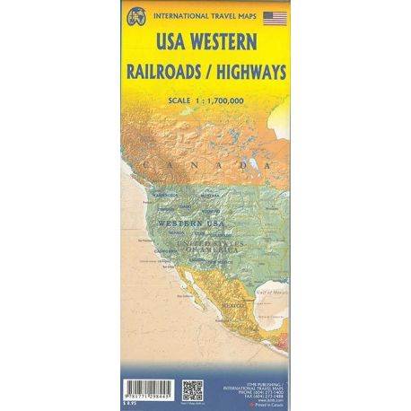 USA WESTERN - RAILROADS - HIGHWAYS