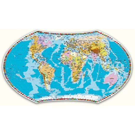 UNE TERRE POUR TOUS 135 CM X 65 CM