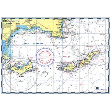 ILES D'HYERES (10) CARTE PLASTIFIEE