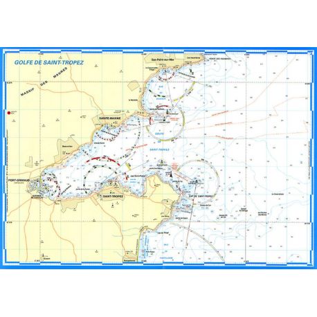 SAINT TROPEZ (10) CARTE PLASTIFIEE