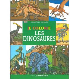 JE COLORIE LES DINOSAURES COLORIAGE