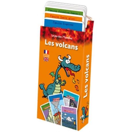 LES VOLCANS JEU DES 7 FAMILLES