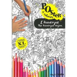 L'AUVERGNE POSTER COLORIAGE
