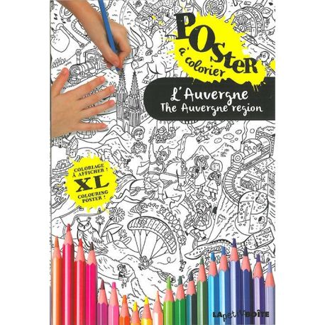 L'AUVERGNE POSTER COLORIAGE