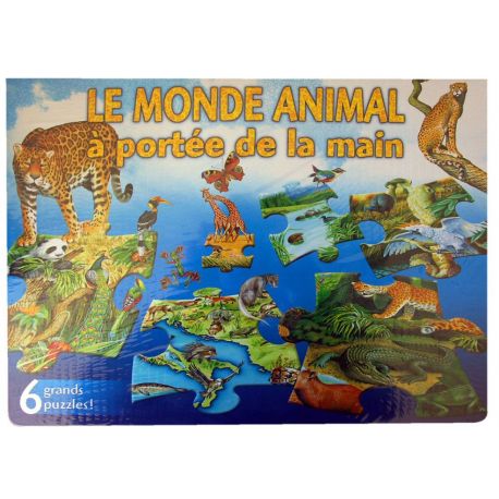 LE MONDE ANIMAL PORTEE MAIN PUZZLE