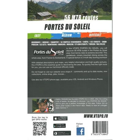 PORTES DU SOLEIL ENGLISH BOOKS 56 MTB ROUTES
