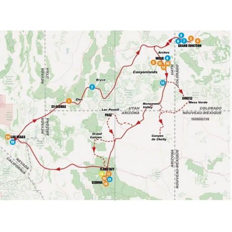 L'OUEST AMERICAIN NOS BEST TRAIL VTT
