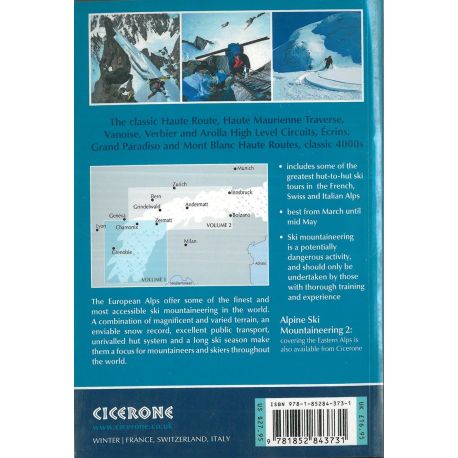 ALPINE SKI MOUNTAINEERING VOL. 1 WESTERN ALPS