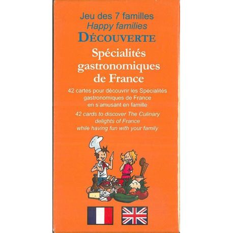 SPECIALITES GASTRONOMIQUES DE FRANCE -  JEU 7 FAMILLES DÉCOUVERTE