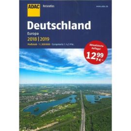 DEUTSCHLAND EUROPA 2018/2019 REISEATLAS