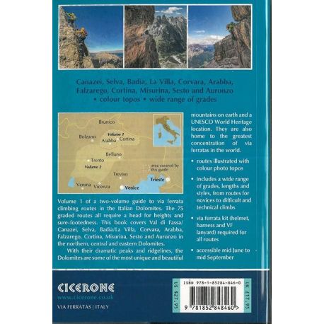 VIA FERRATAS OF THE ITALIAN DOLOMITES VOL 1