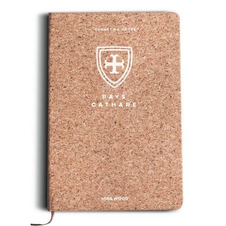 PAYS CATHARE CARNET DE NOTES EN LIEGE