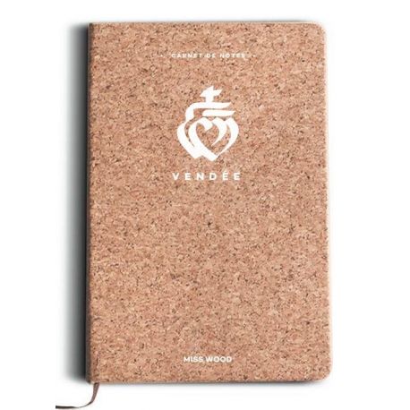 VENDEE CARNET DE NOTES EN LIEGE