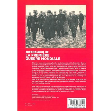 CHRONOLOGIE DE LA 1ERE GUERRE MONDIALE