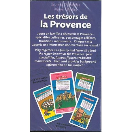 LES TRESORS DE LA PROVENCE LE JEU DE 7 FAMILLES
