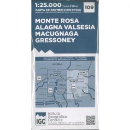 N*109 MONTE ROSA ALAGNA VALSESIA, MACUGNAGA, GRESSONEY