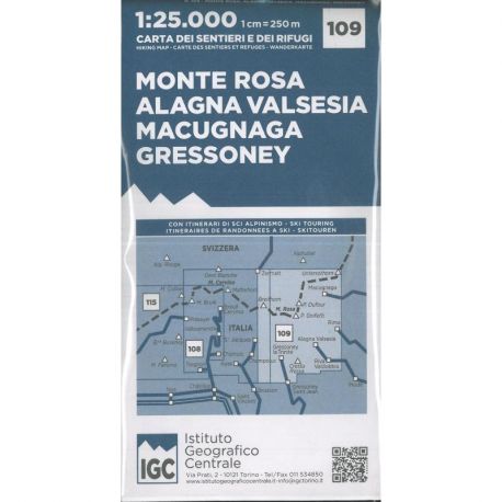 N*109 MONTE ROSA ALAGNA VALSESIA, MACUGNAGA, GRESSONEY