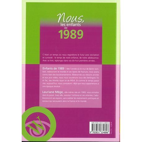 NOUS, LES ENFANTS DE 1989