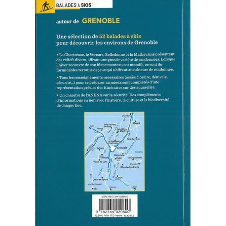 52 BALADES SKIS AUTOUR DE GRENOBLE CHARTREUSE VERCORS BELLEDONNE