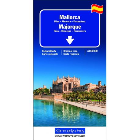 MAJORQUE IBIZA MENORCA FORMENTERA 1/150 000