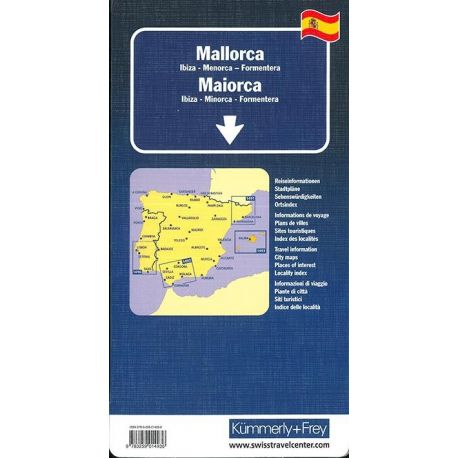 MAJORQUE IBIZA MENORCA FORMENTERA 1/150 000